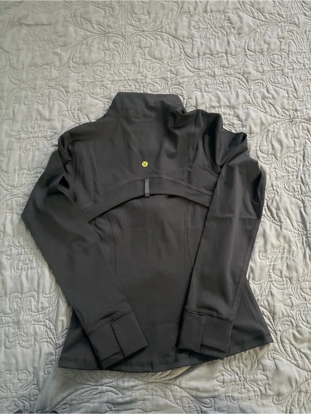 Lululemon Define Black Jacket with Gold Zipper